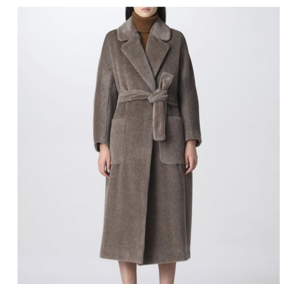 MaxMara Jackets & Blazers - S Max Mara Malesia Coat, Beige Size 4